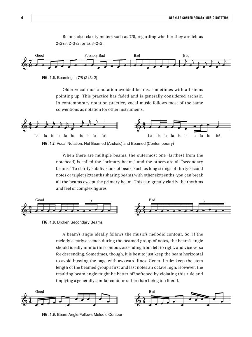 Berklee Contemporary Music Notation - sample page 13