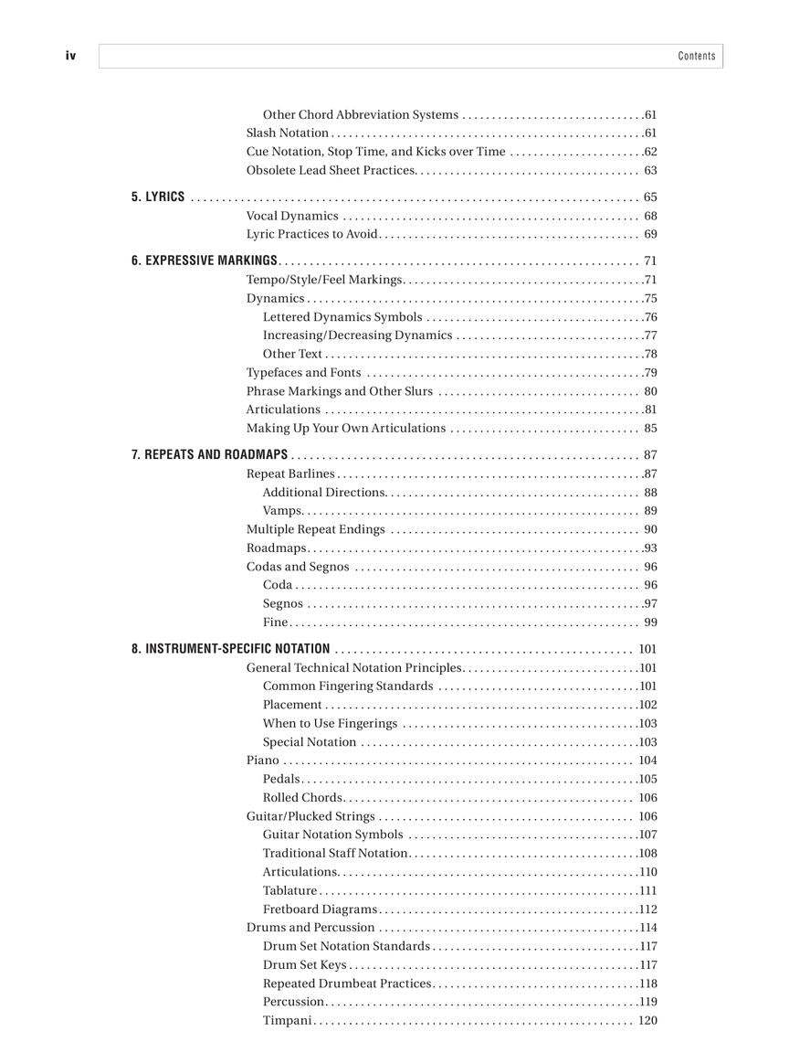 Berklee Contemporary Music Notation - sample page 3
