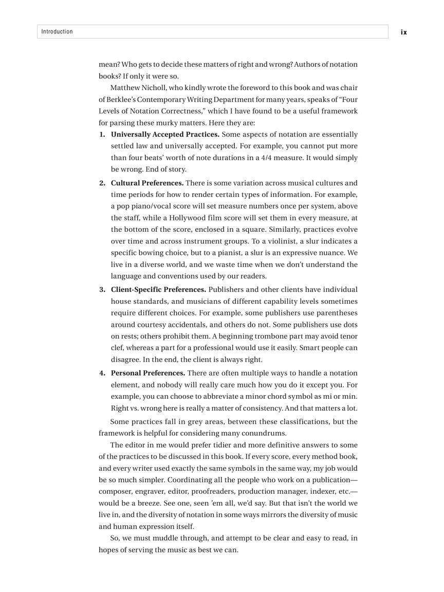 Berklee Contemporary Music Notation - sample page 8