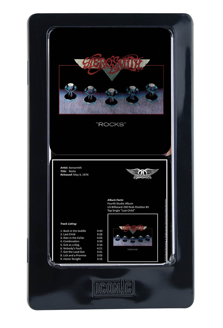 Aerosmith – Permanent Vacation 6-Piece Tin Coaster Set - sample page 1