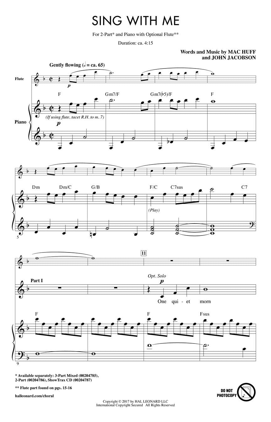 Sing with Me - sample page 1