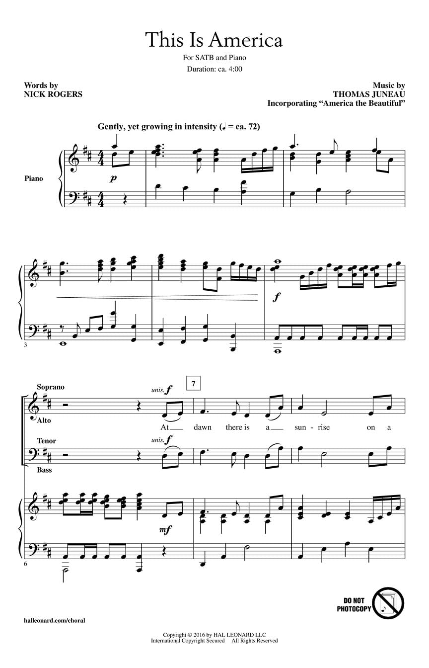 This Is America - sample page 1