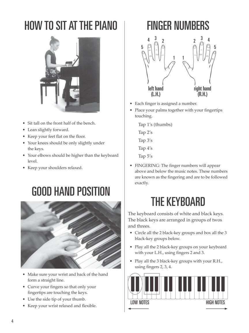 Hal Leonard Piano for Kids Songbook - sample page 3