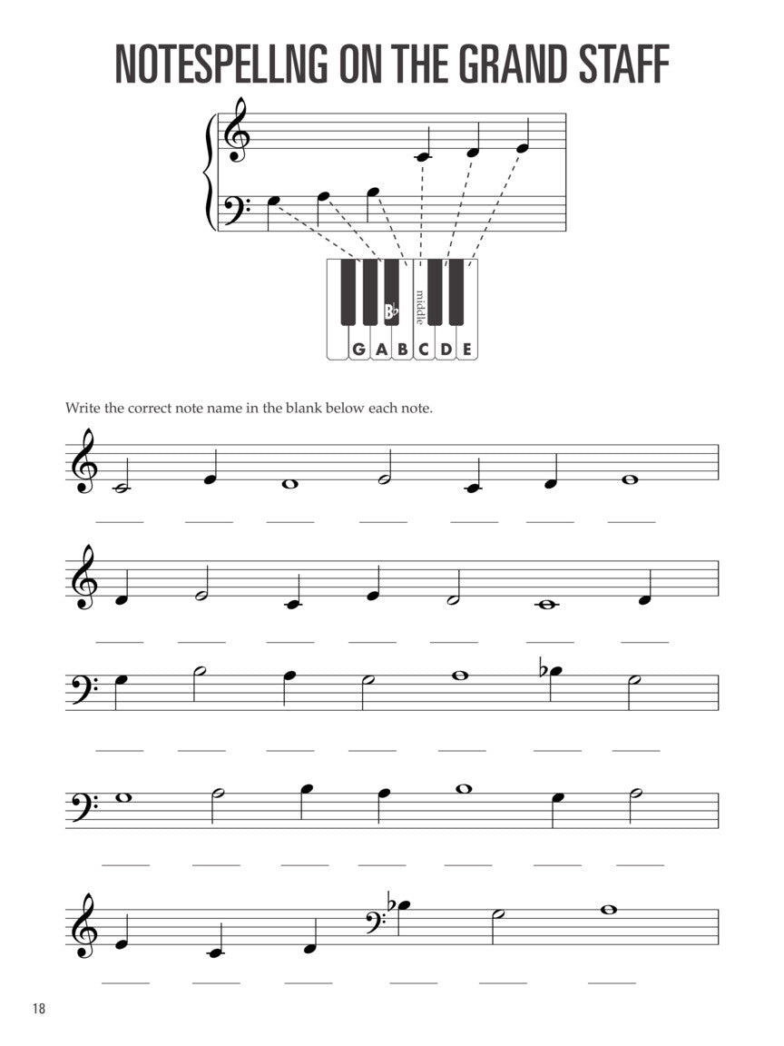 Hal Leonard Piano for Kids Songbook - sample page 5