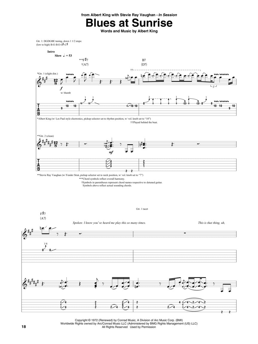 Stevie Ray Vaughan – Plays Slow Blues - sample page 4
