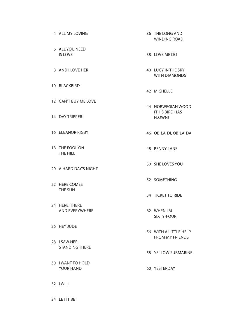 The Beatles for Violin Duet - sample page 2