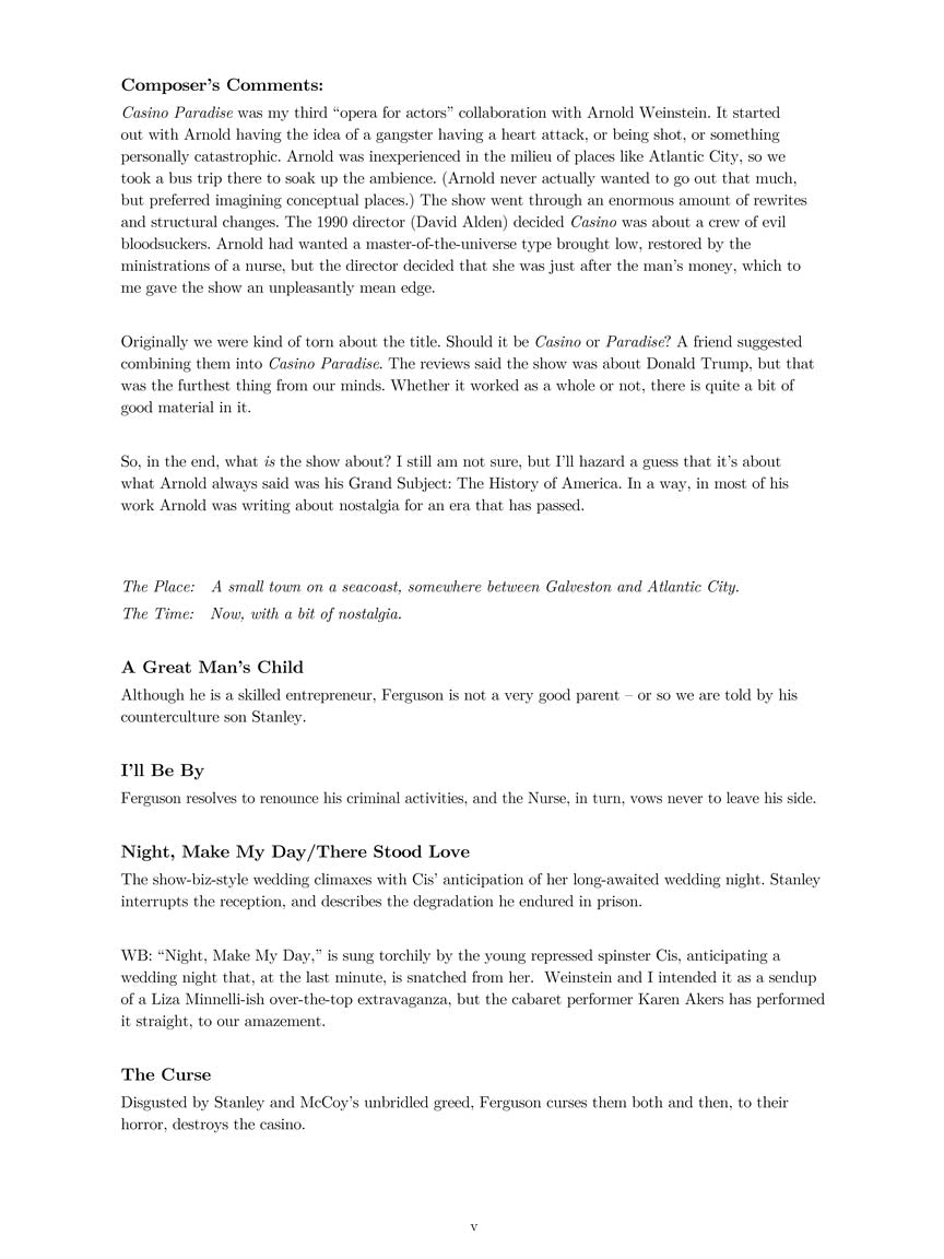 William Bolcom: Theatrical Songs - sample page 5