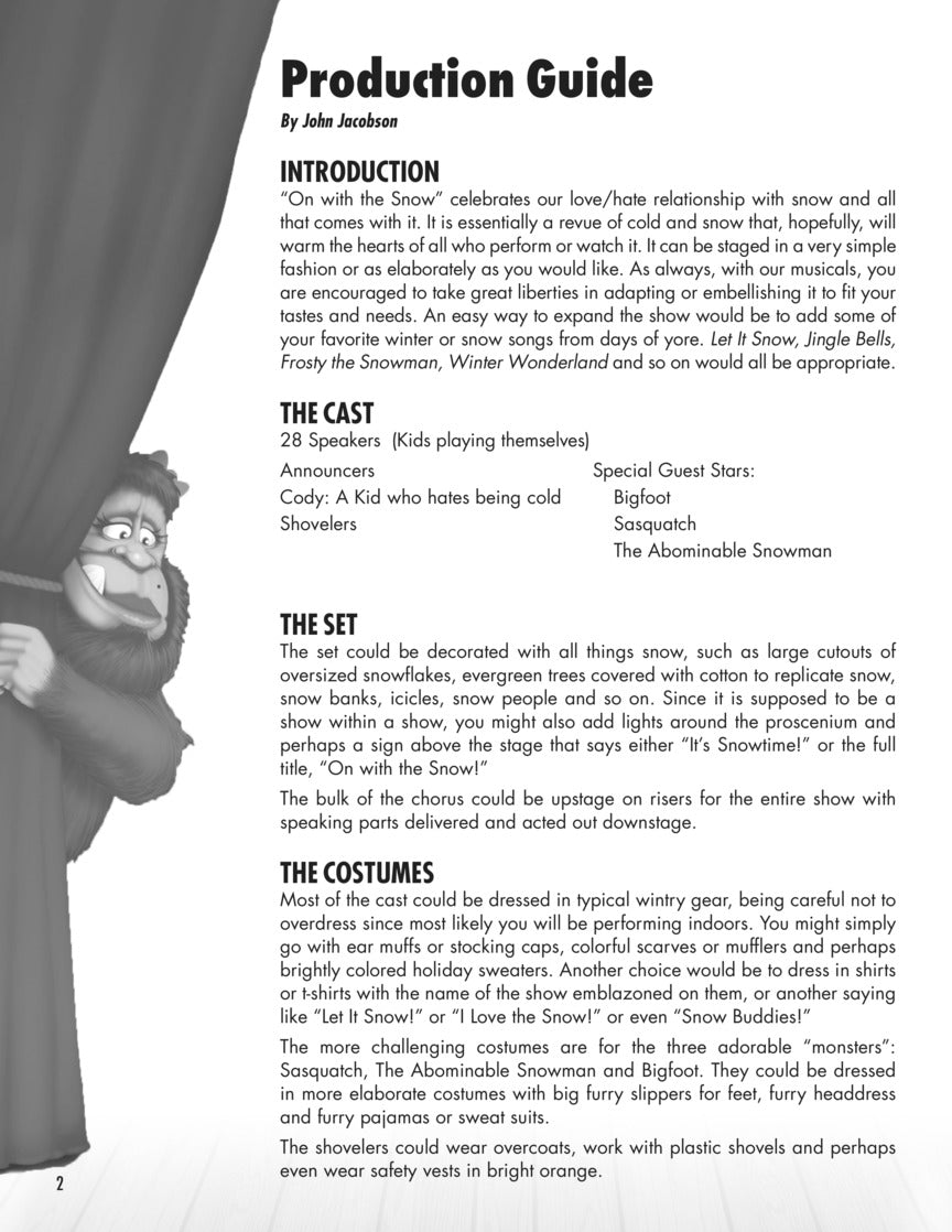On with the Snow! - sample page 2