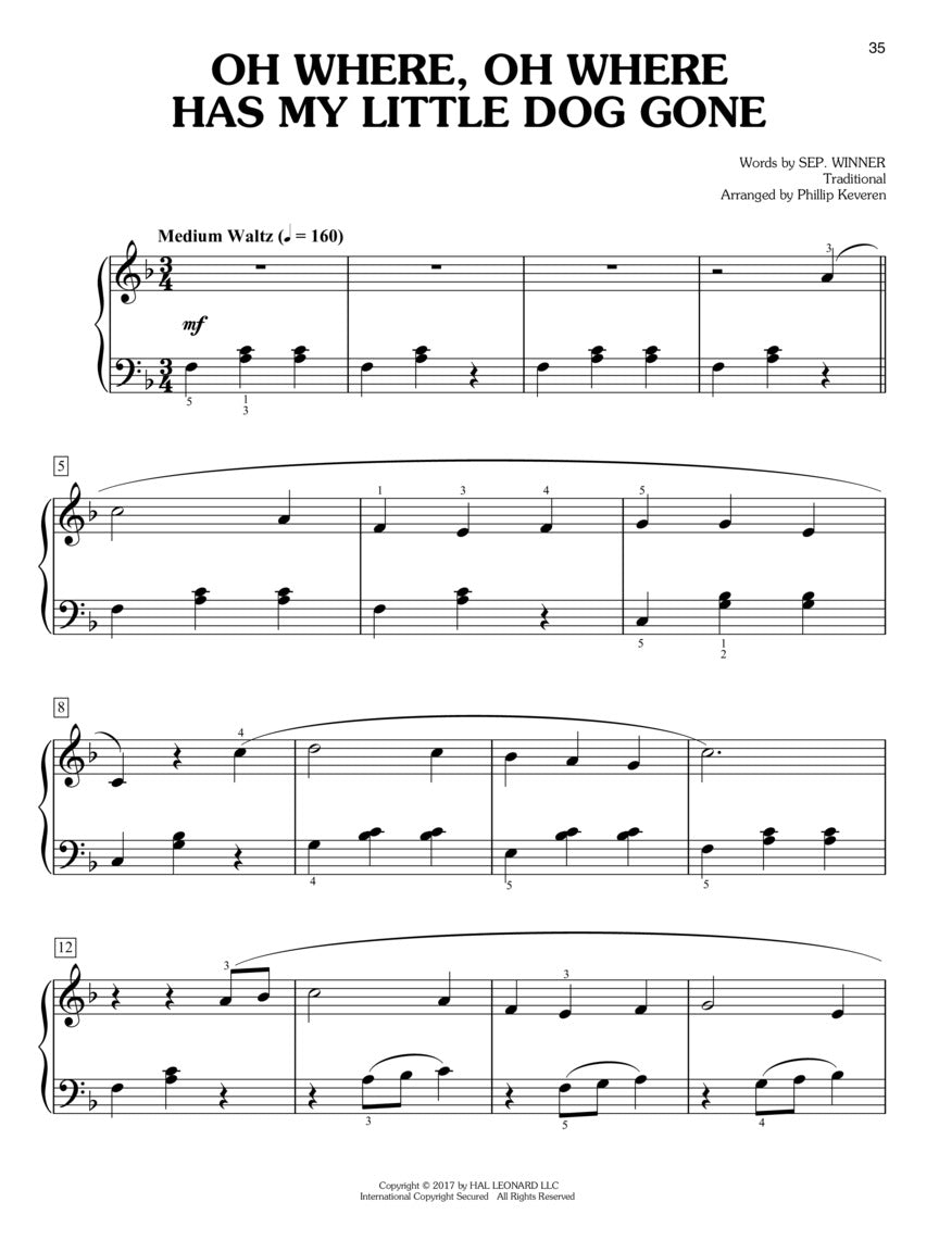 Songs from Childhood for Easy Classical Piano - sample page 4