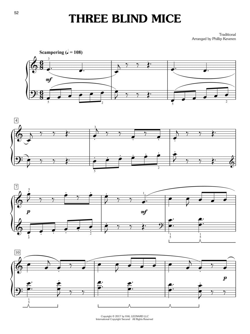 Songs from Childhood for Easy Classical Piano - sample page 5