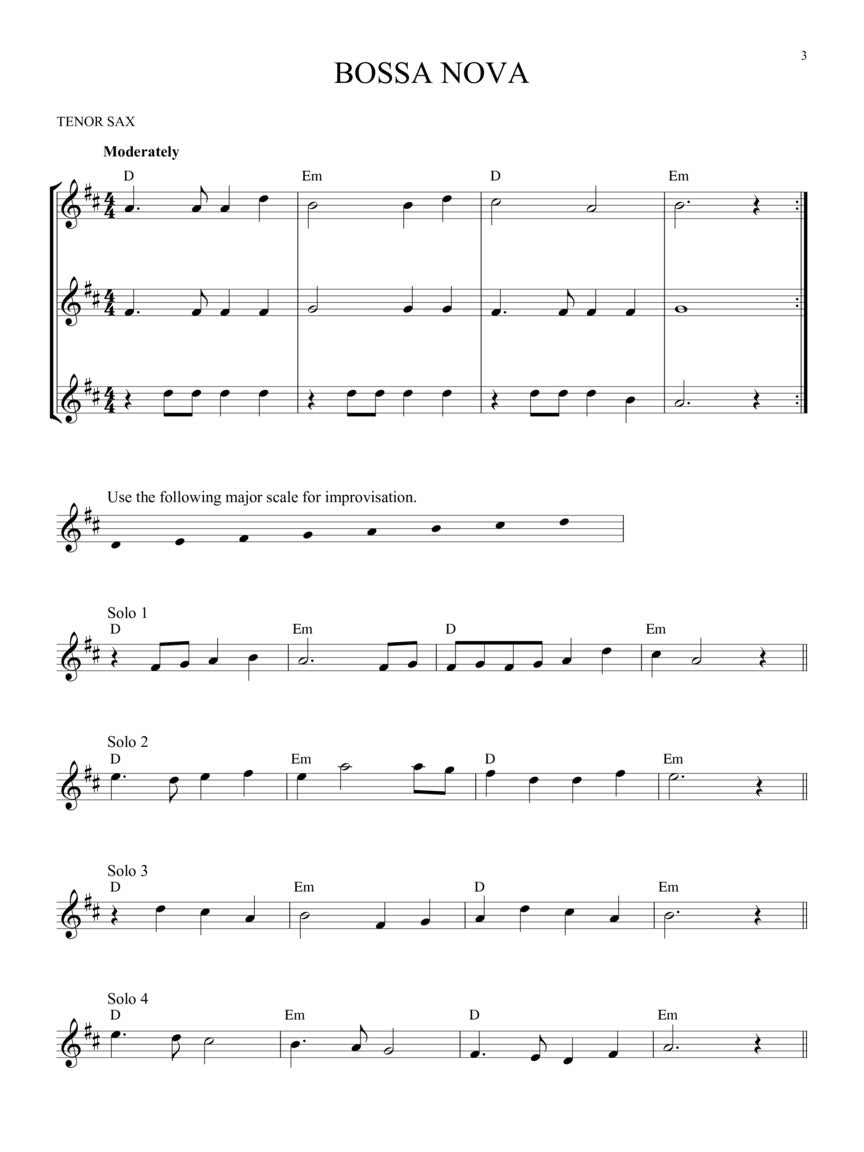 Easy Improvisation - sample page 3