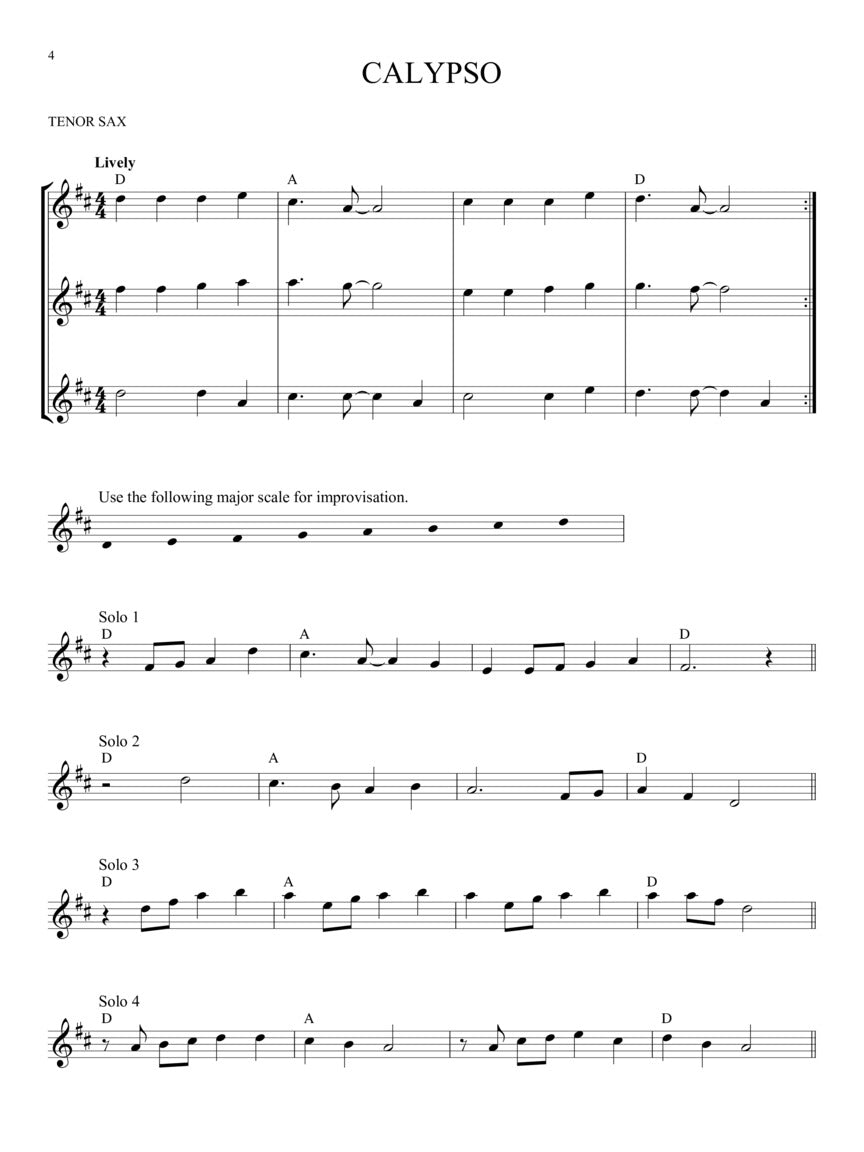 Easy Improvisation - sample page 4