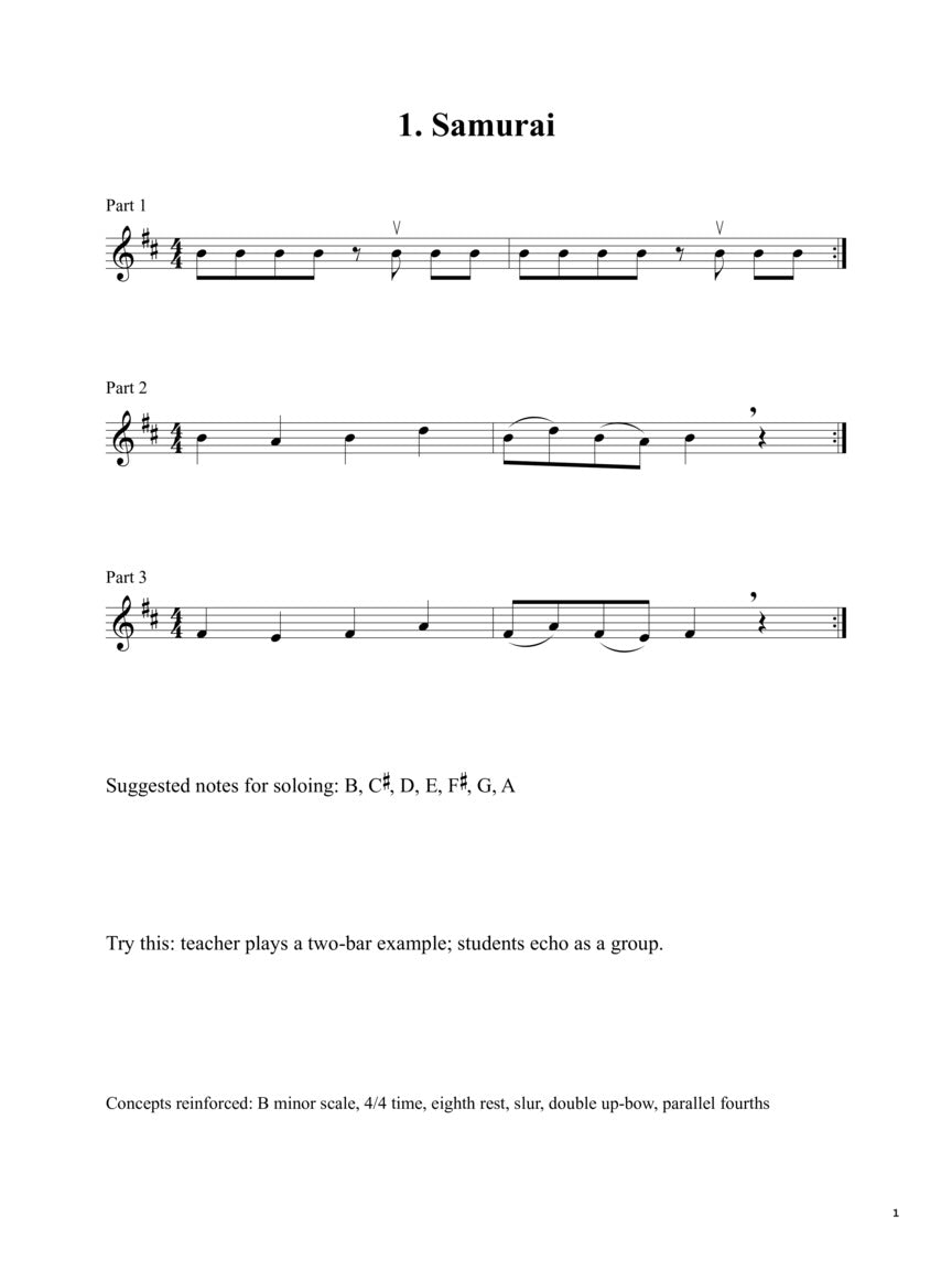 Improvisation for Violin Made Easy - sample page 4