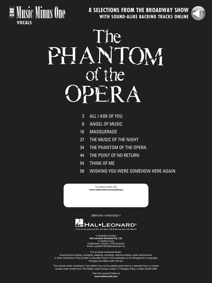 The Phantom of the Opera - sample page 2