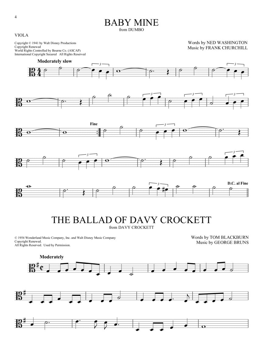 101 Disney Songs - sample page 4