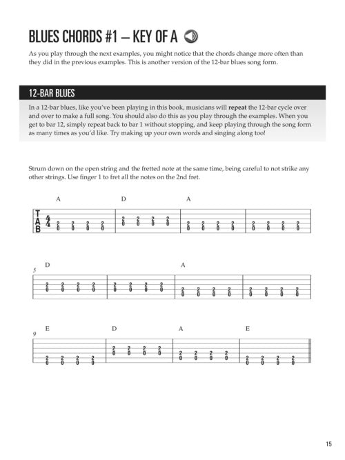 Blues Guitar for Kids – Hal Leonard Guitar Method - sample page 3