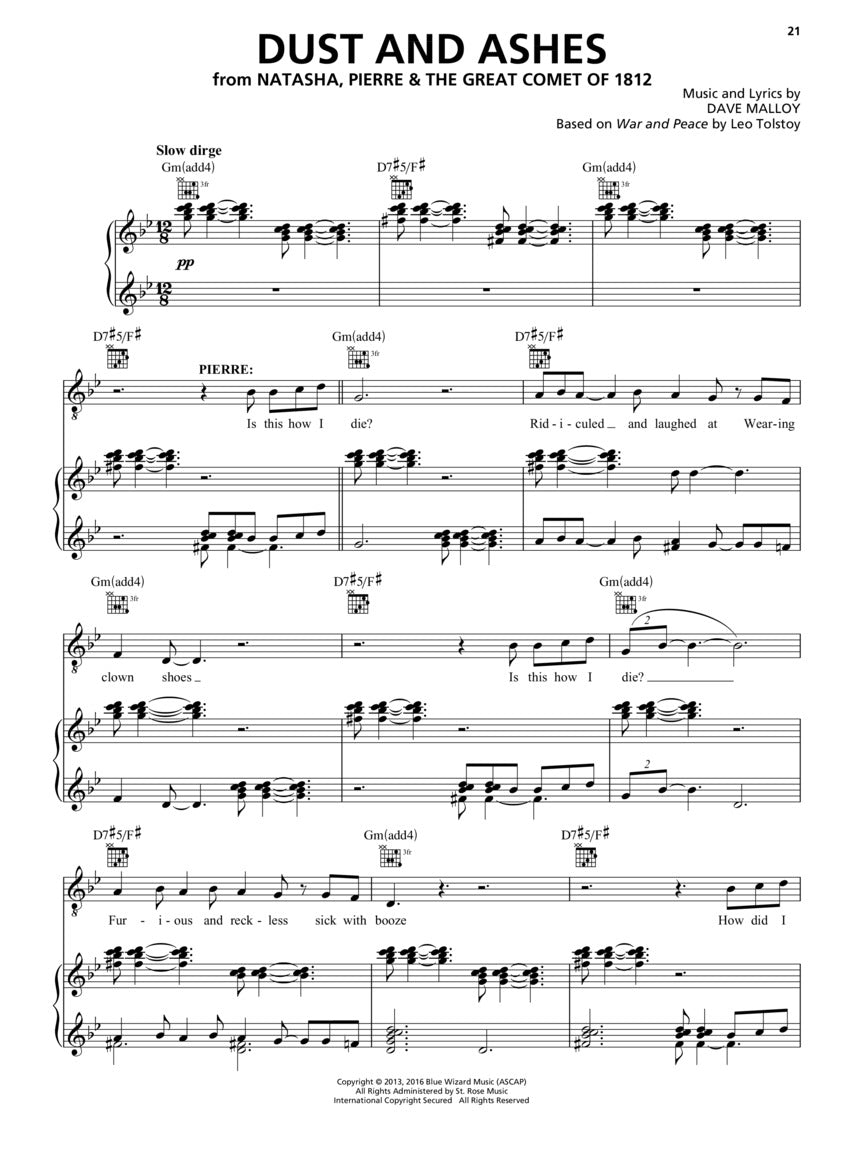 Broadway Sheet Music Collection: 2010-2017 - sample page 4
