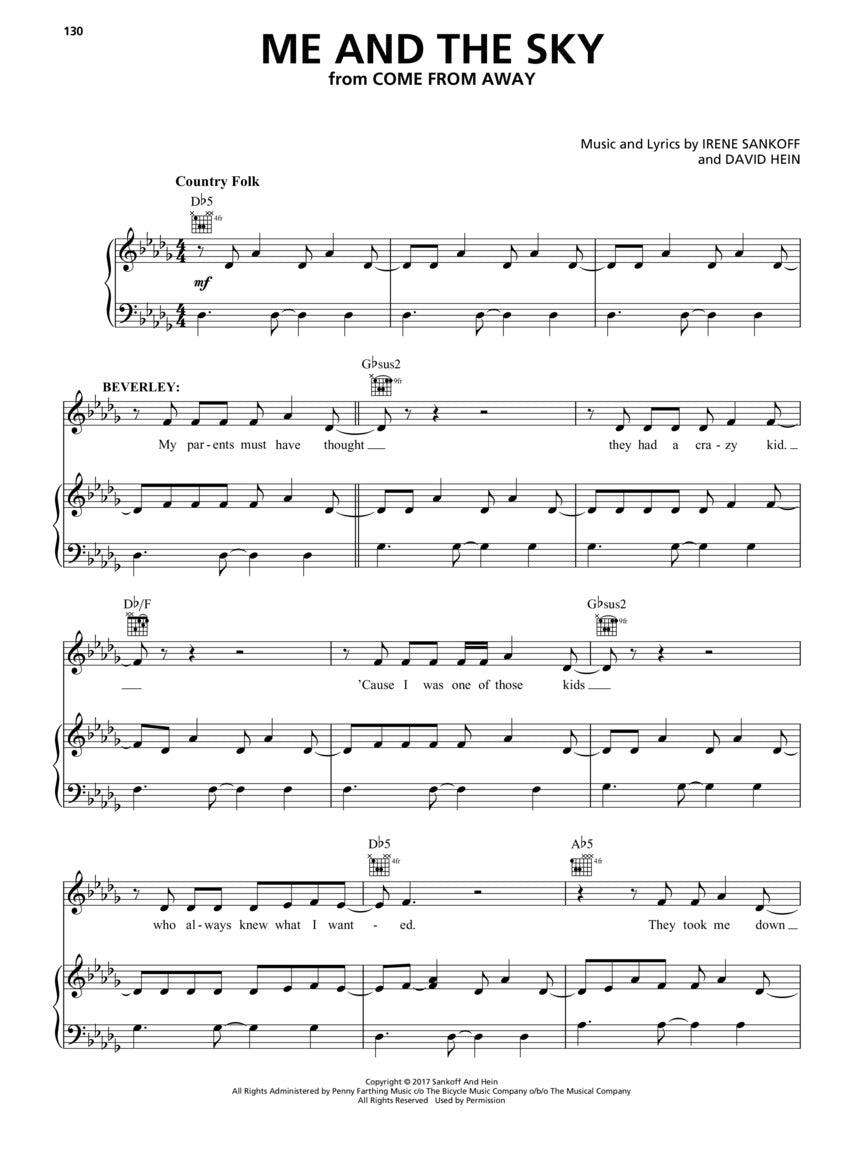 Broadway Sheet Music Collection: 2010-2017 - sample page 5