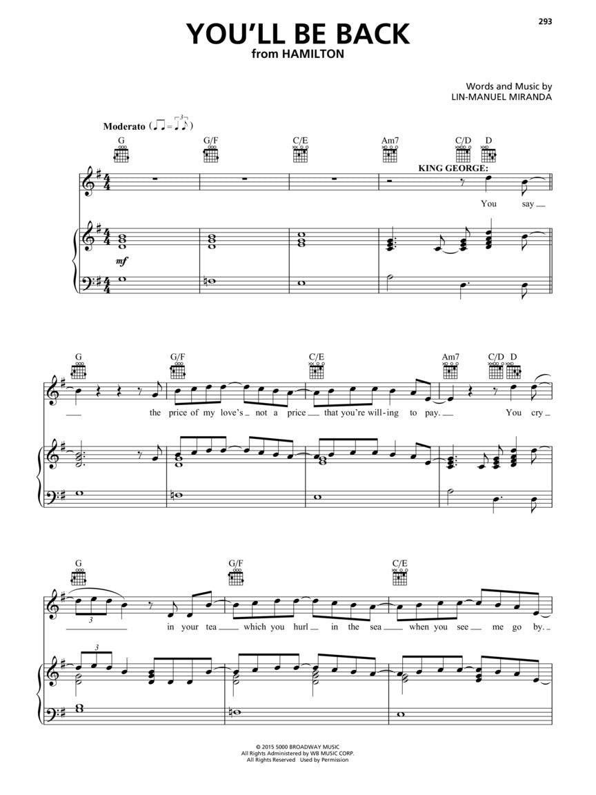 Broadway Sheet Music Collection: 2010-2017 - sample page 9