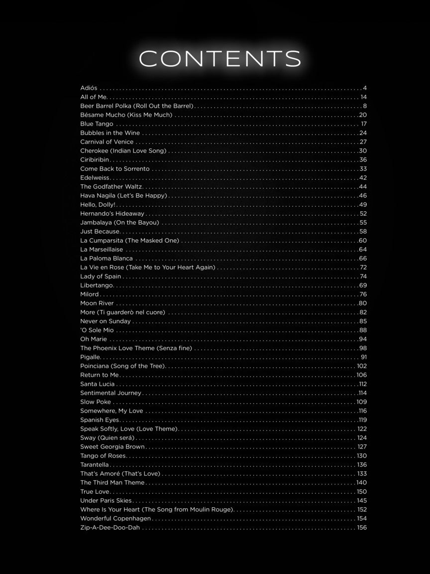 First 50 Songs You Should Play on the Accordion - sample page 2