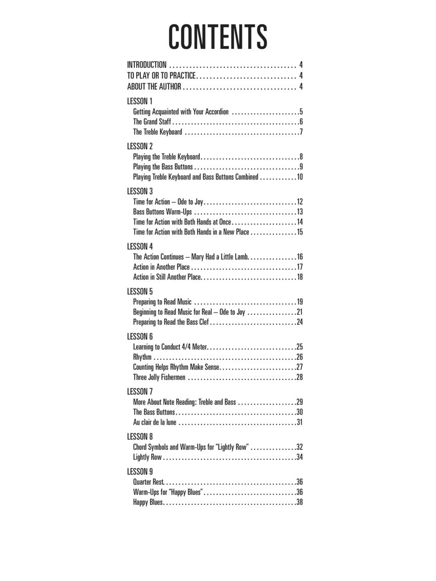 Hal Leonard Accordion Method - sample page 2