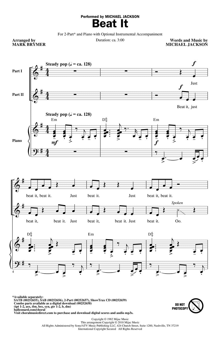Beat It - sample page 1