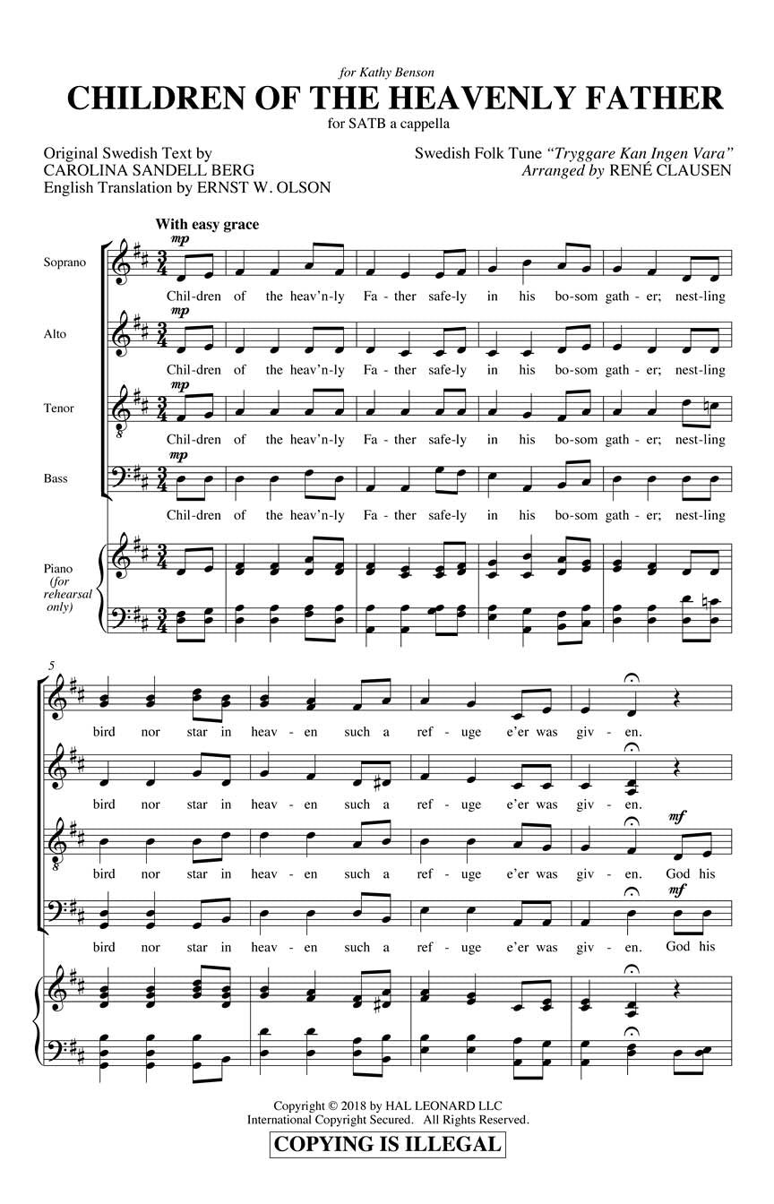 Children of the Heavenly Father - sample page 1