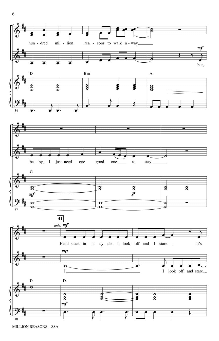 Million Reasons - sample page 3