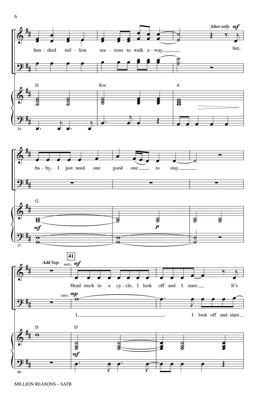 Million Reasons - sample page 3