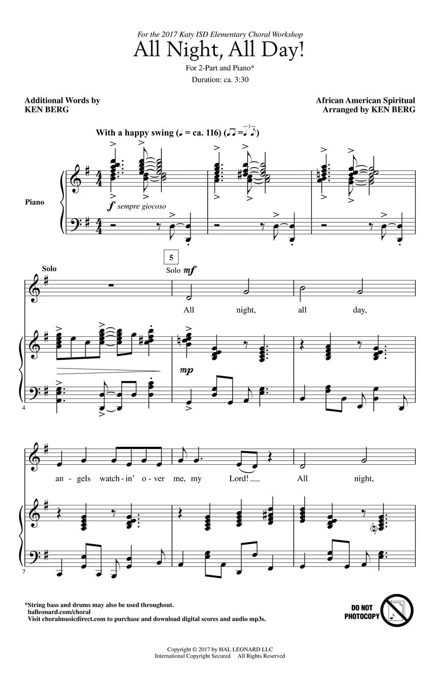 All Night, All Day! - sample page 1