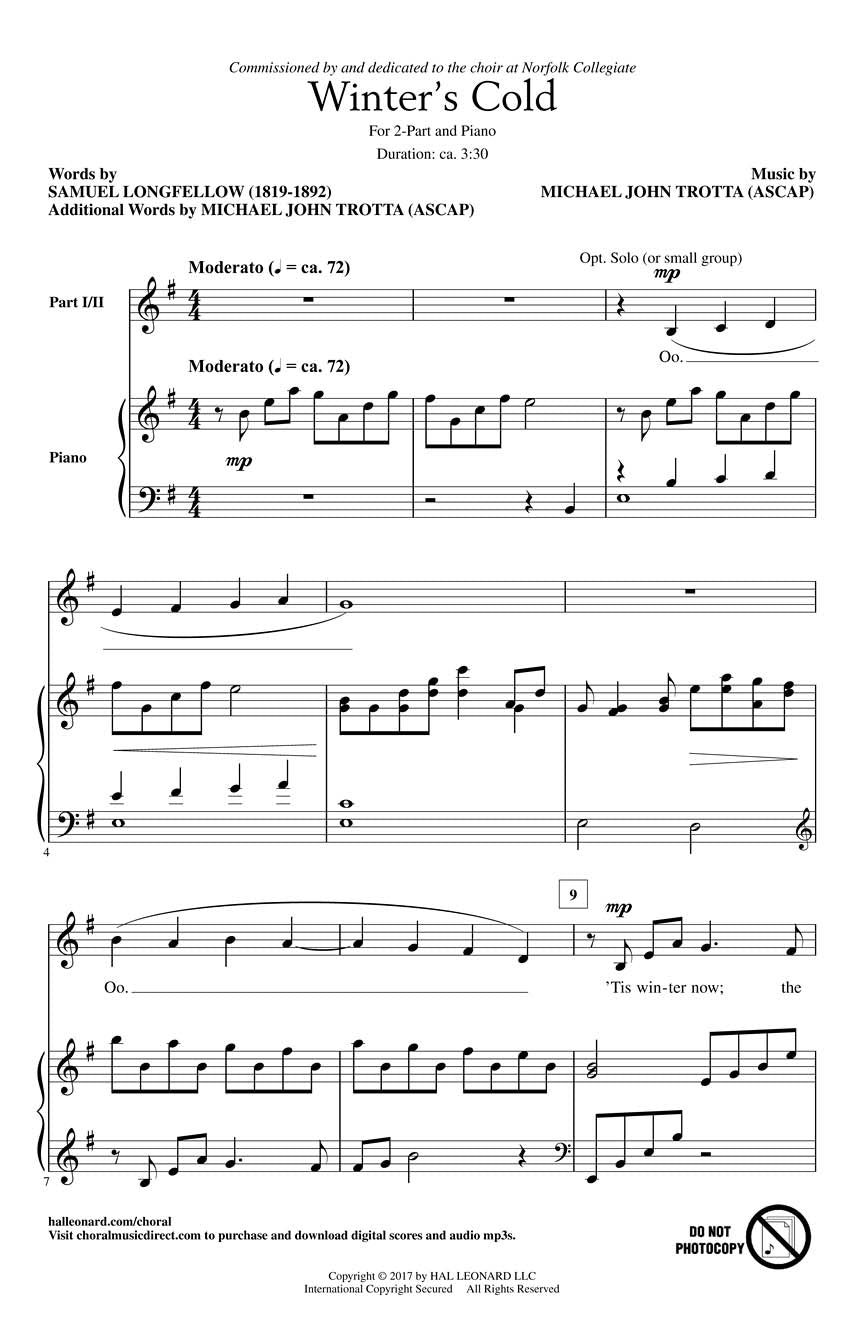 Winter's Cold - sample page 1