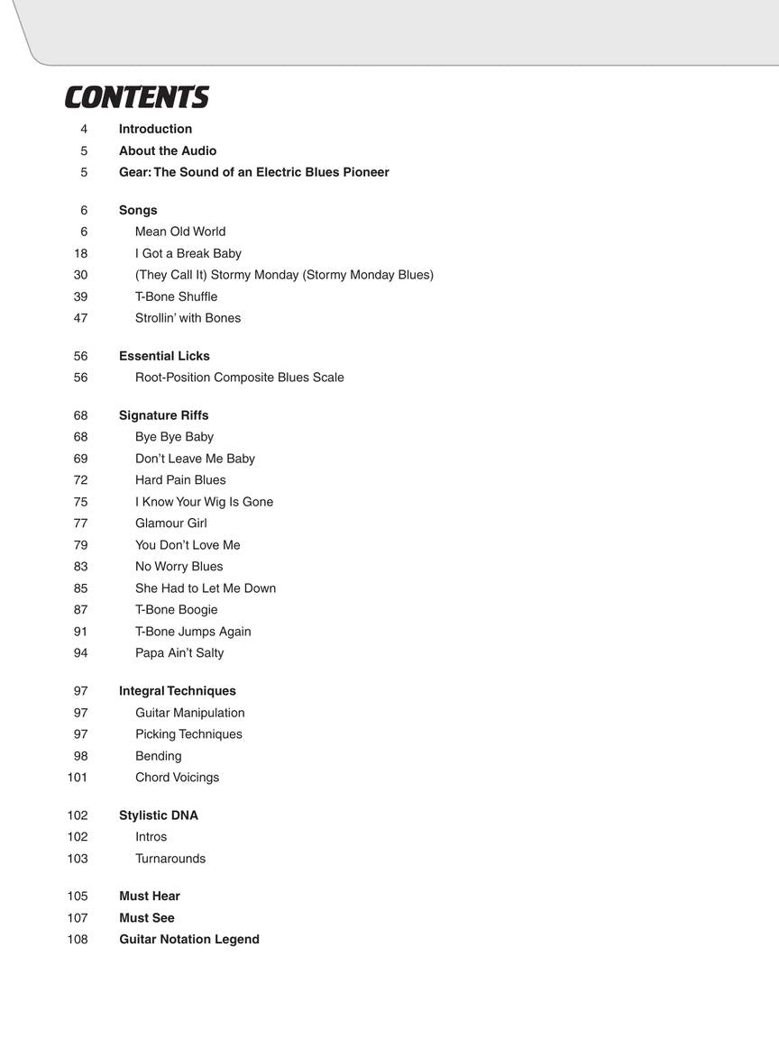 Play like T-Bone Walker - sample page 2