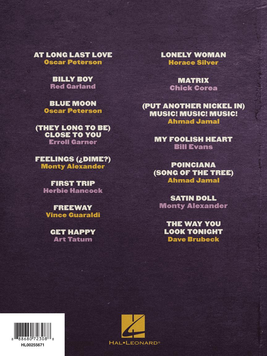 Jazz Piano Masterpieces – Note-for-Note Transcriptions of the Greatest Jazz Performances of All Time - sample page 6