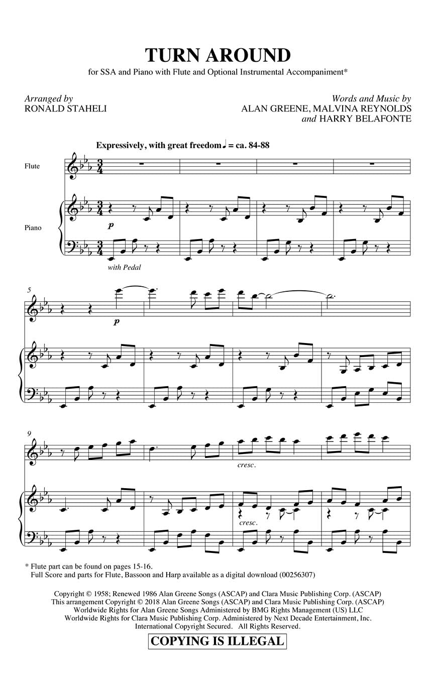 Turn Around - sample page 1