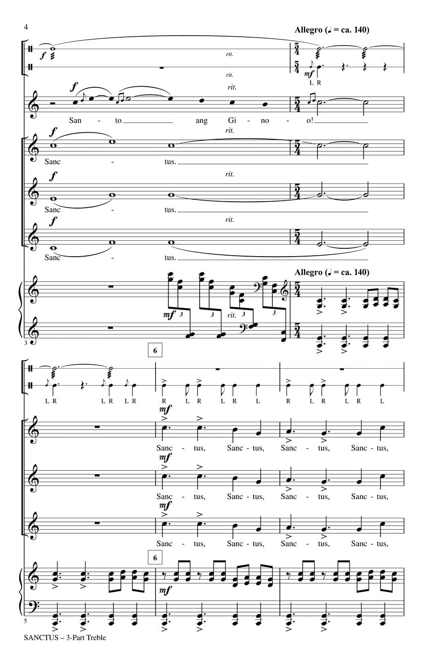 Sanctus - sample page 2