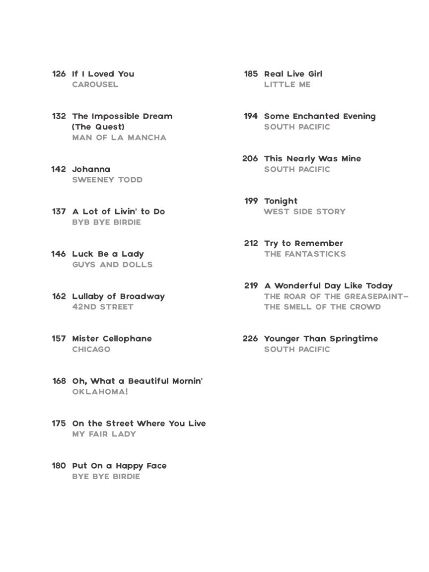 Broadway Classics – Men's Edition - sample page 3