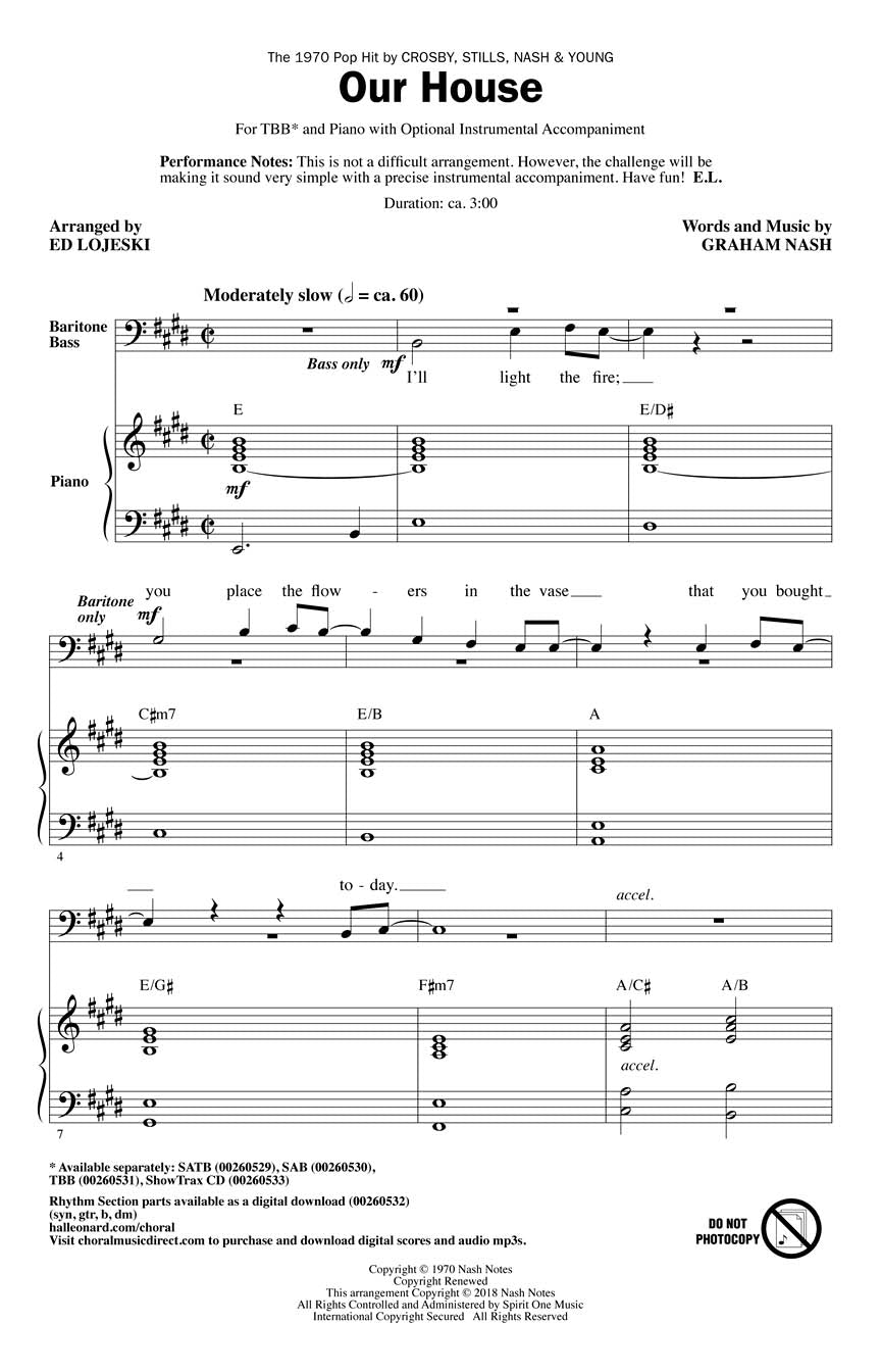 Our House - sample page 1
