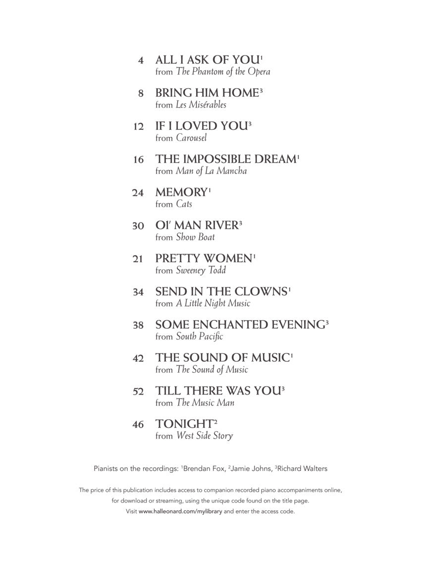 Broadway Songs for Classical Players – Violin and Piano - sample page 2