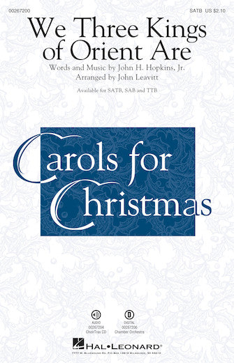 Product Cover for We Three Kings of Orient Are