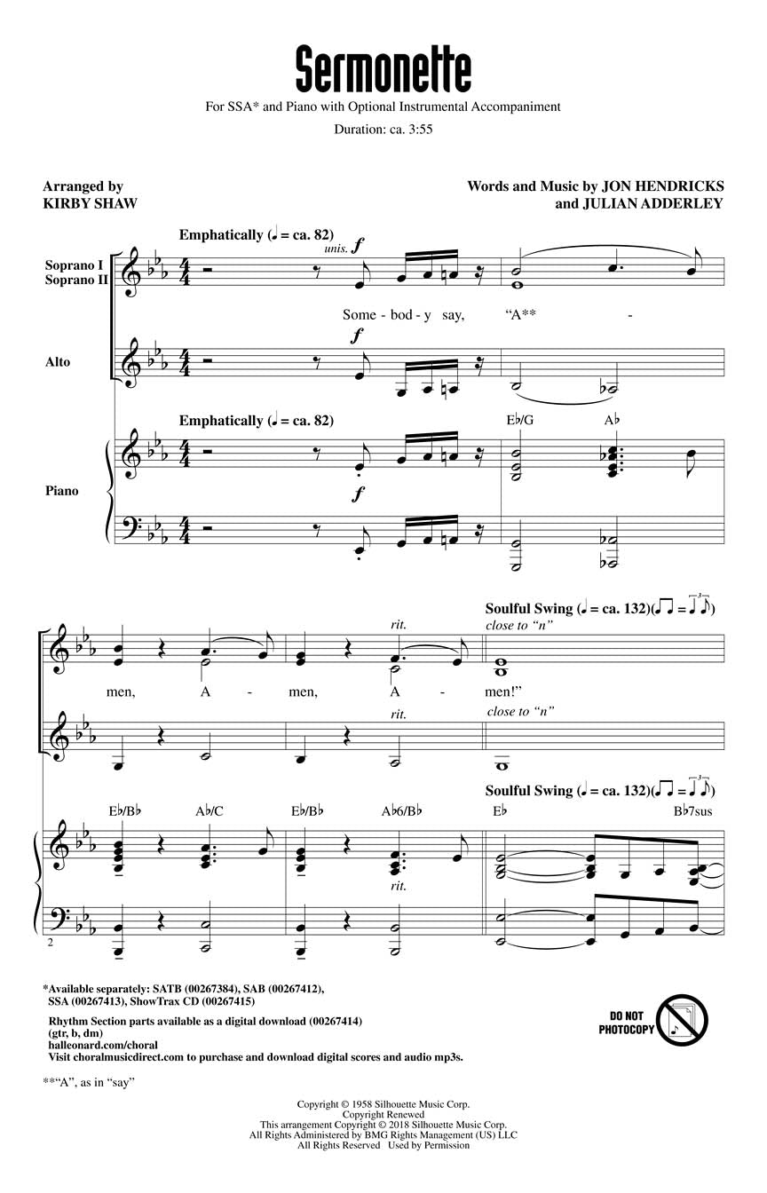 Sermonette - sample page 1