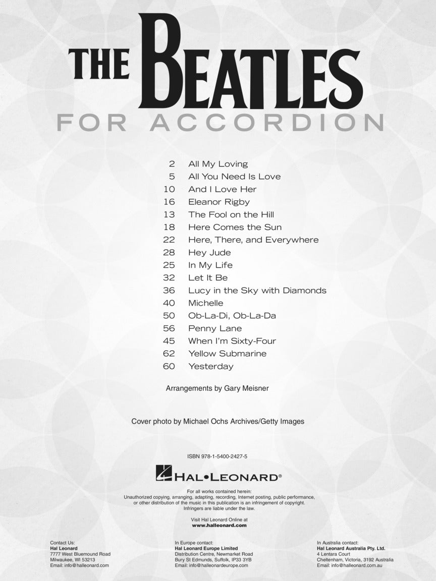 The Beatles for Accordion - sample page 2