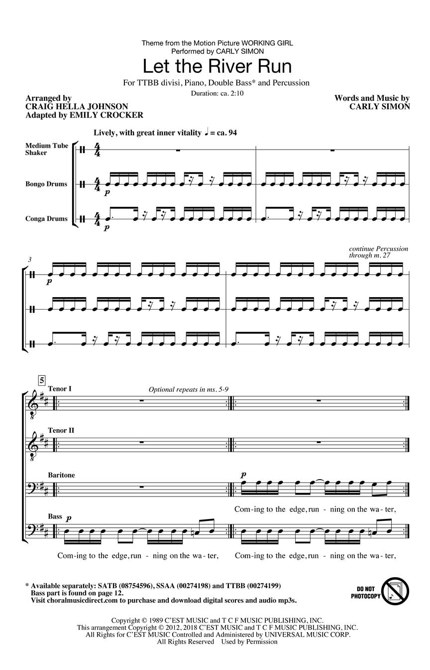 Let the River Run - sample page 1