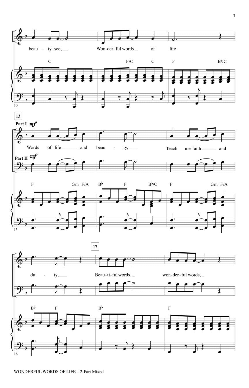 Wonderful Words of Life - sample page 2