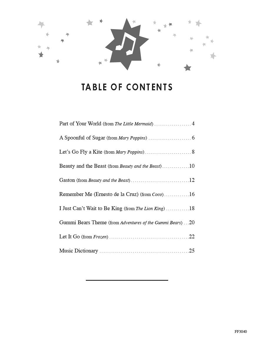 PlayTime® Piano Disney - sample page 3