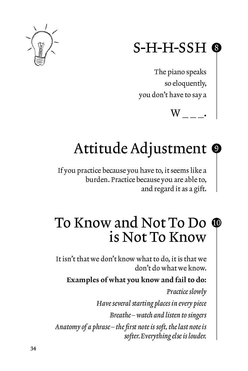 Wit and Wisdom from the Piano Bench - sample page 6
