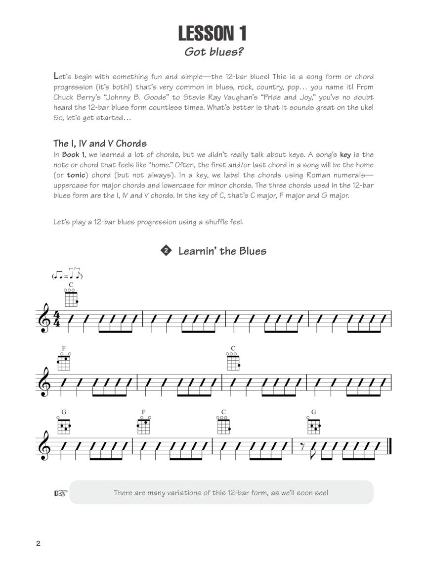 <i>Fast</i>Track Ukulele Method – Book 2 - sample page 2