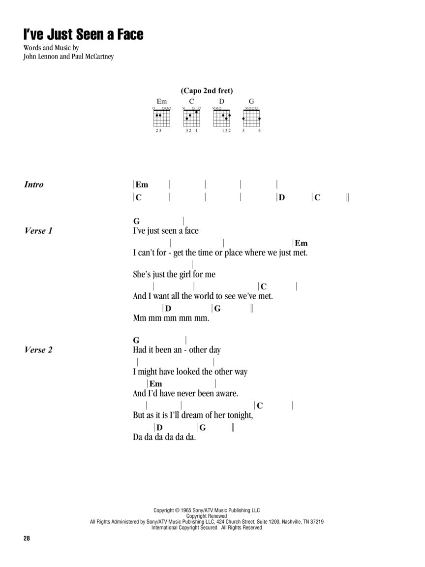 The Beatles – Songs with Just 3 or 4 Chords - sample page 4