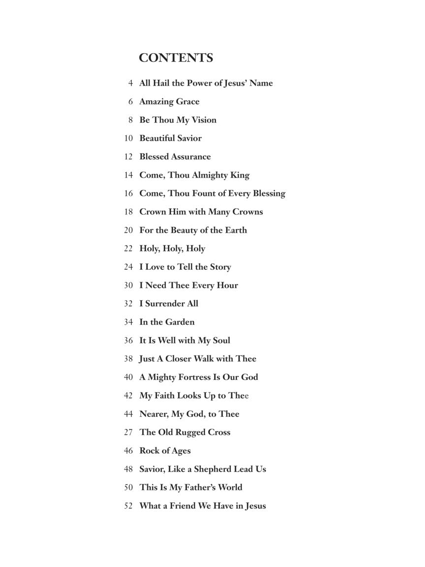 Hymns for Accordion - sample page 2
