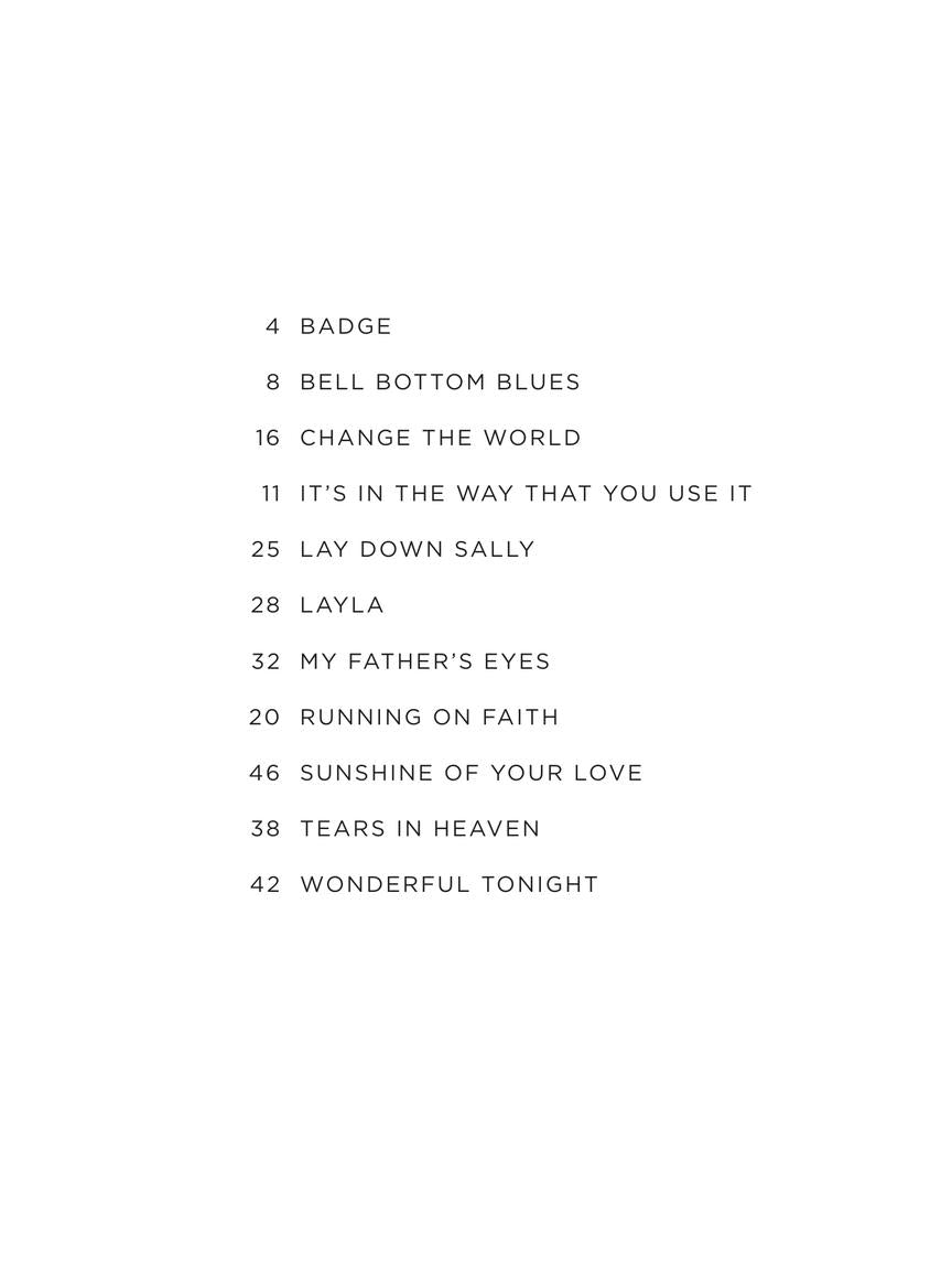 Eric Clapton – Easy Piano Collection - sample page 2
