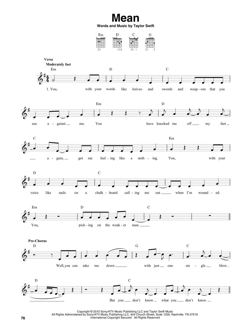 The Guitar 4-Chord Songbook – Volume 2 - sample page 5
